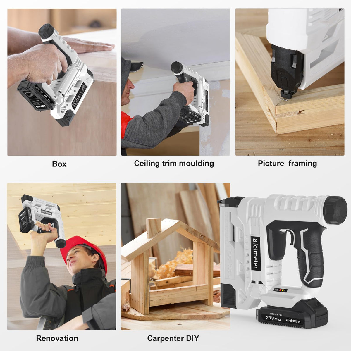 18 Gauge 2 in 1 Cordless Brad Nailer Stapler Z45216