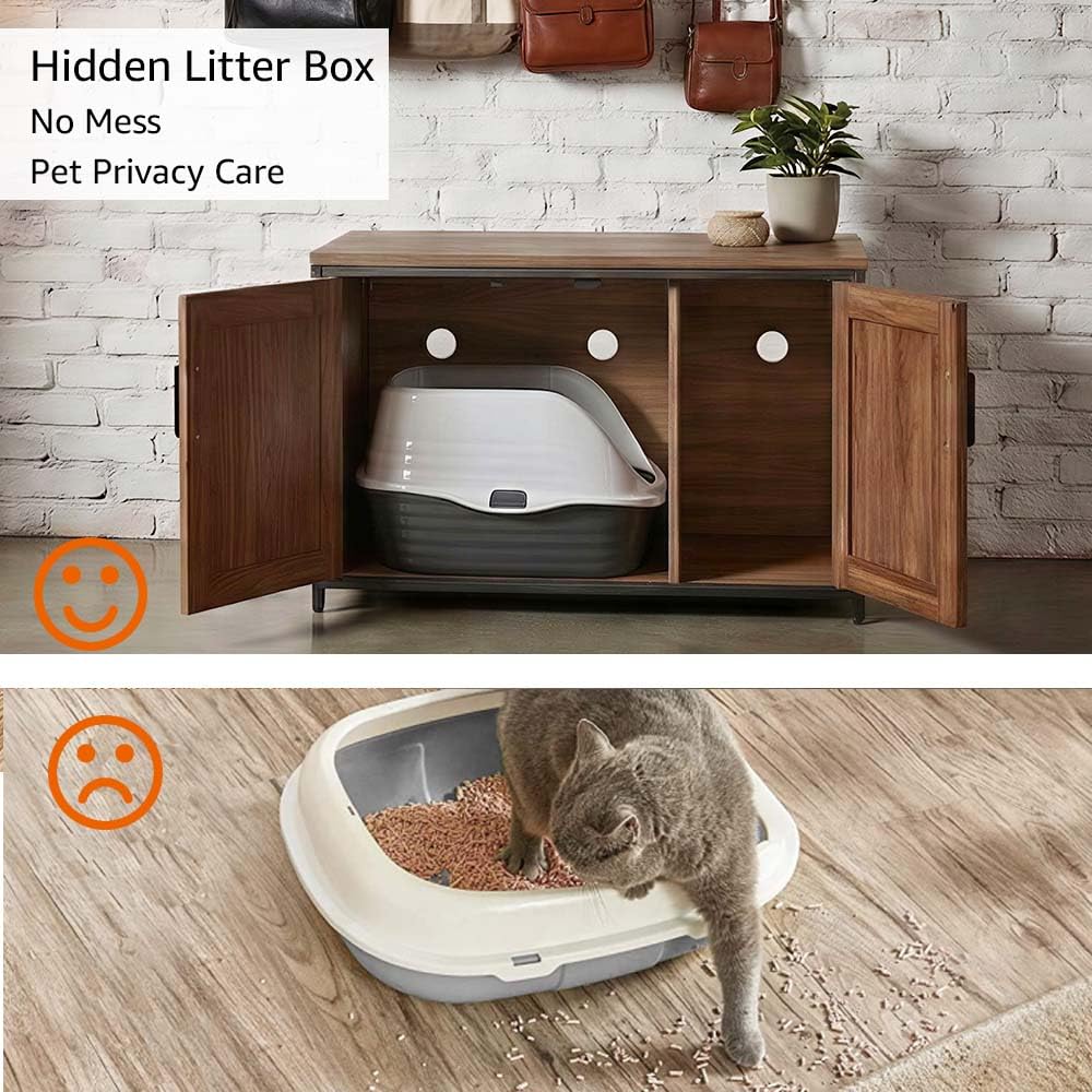 Top Opening Cat Litter Box Enclosure Y426
