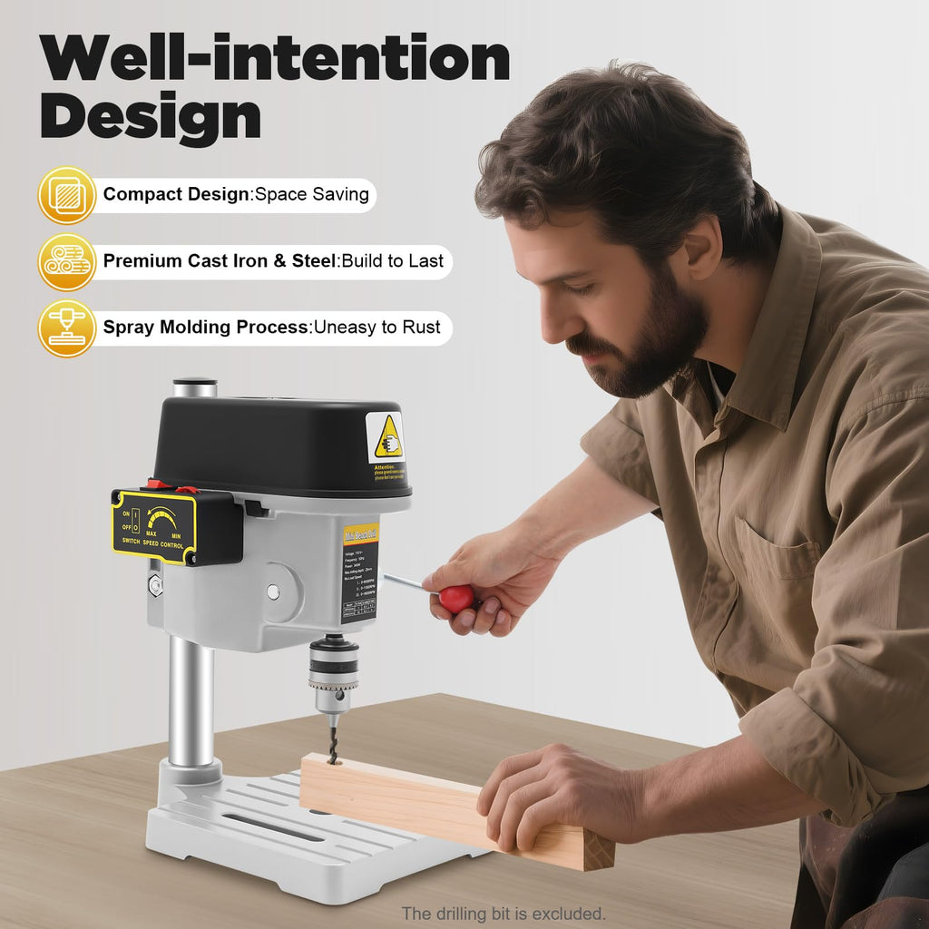 Mini Portable Corded Benchtop Drill Press H4380