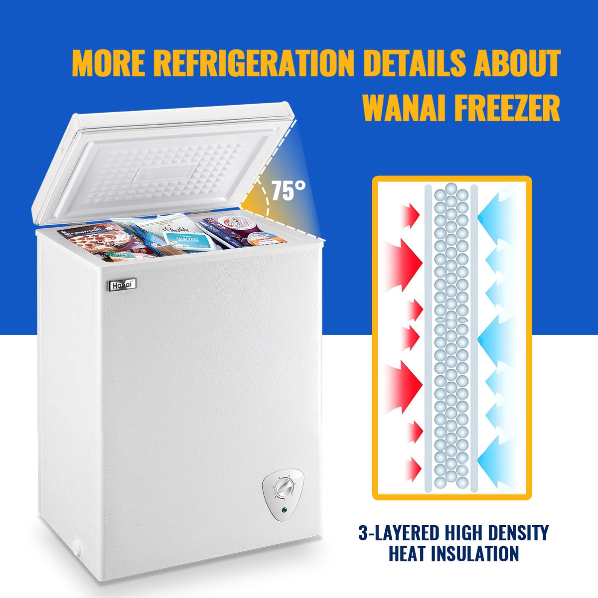 White 3.5 Cu.Ft Chest Freezer B670