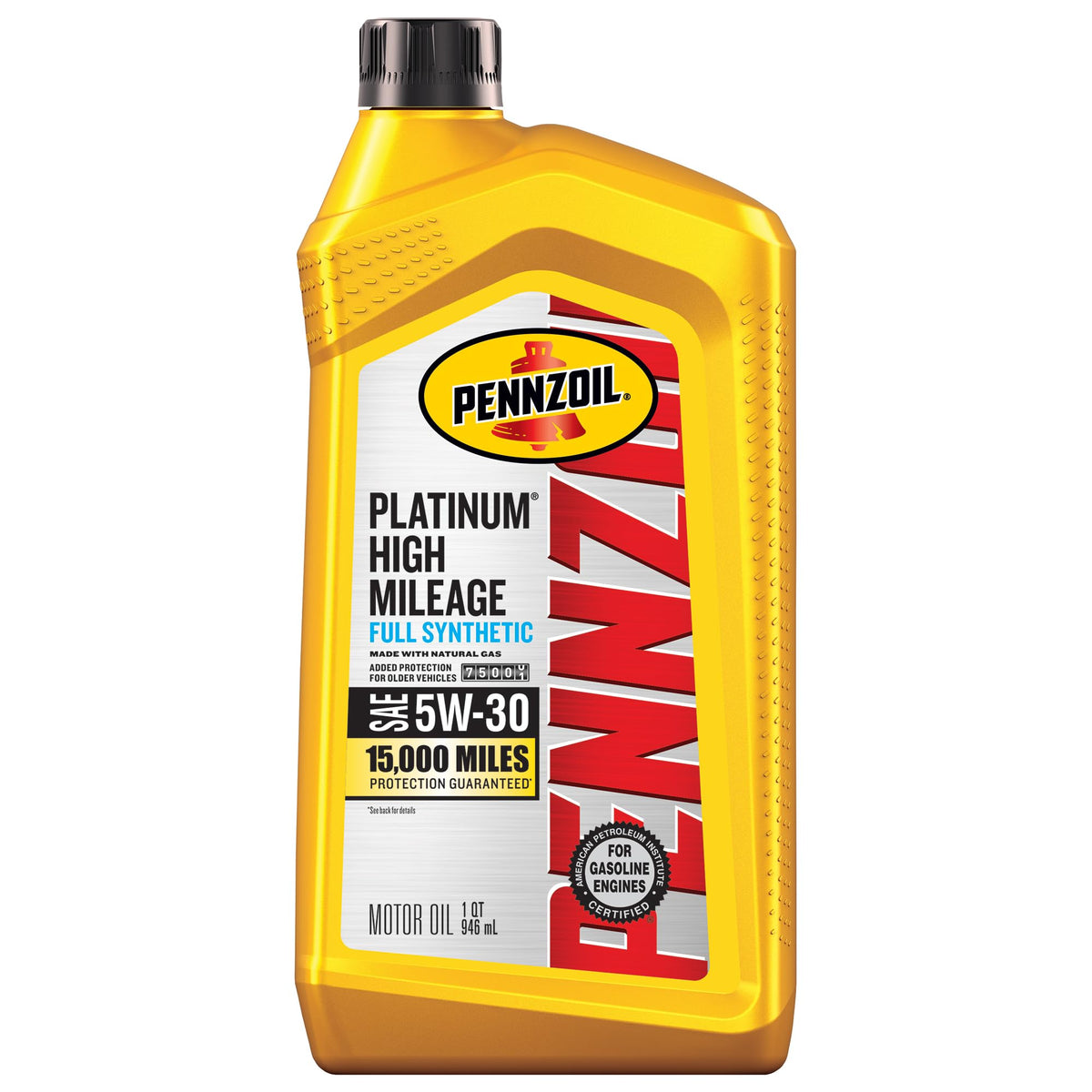 Full Synthetic 5W-30 High Mileage Motor Oil 1-Quart Y425