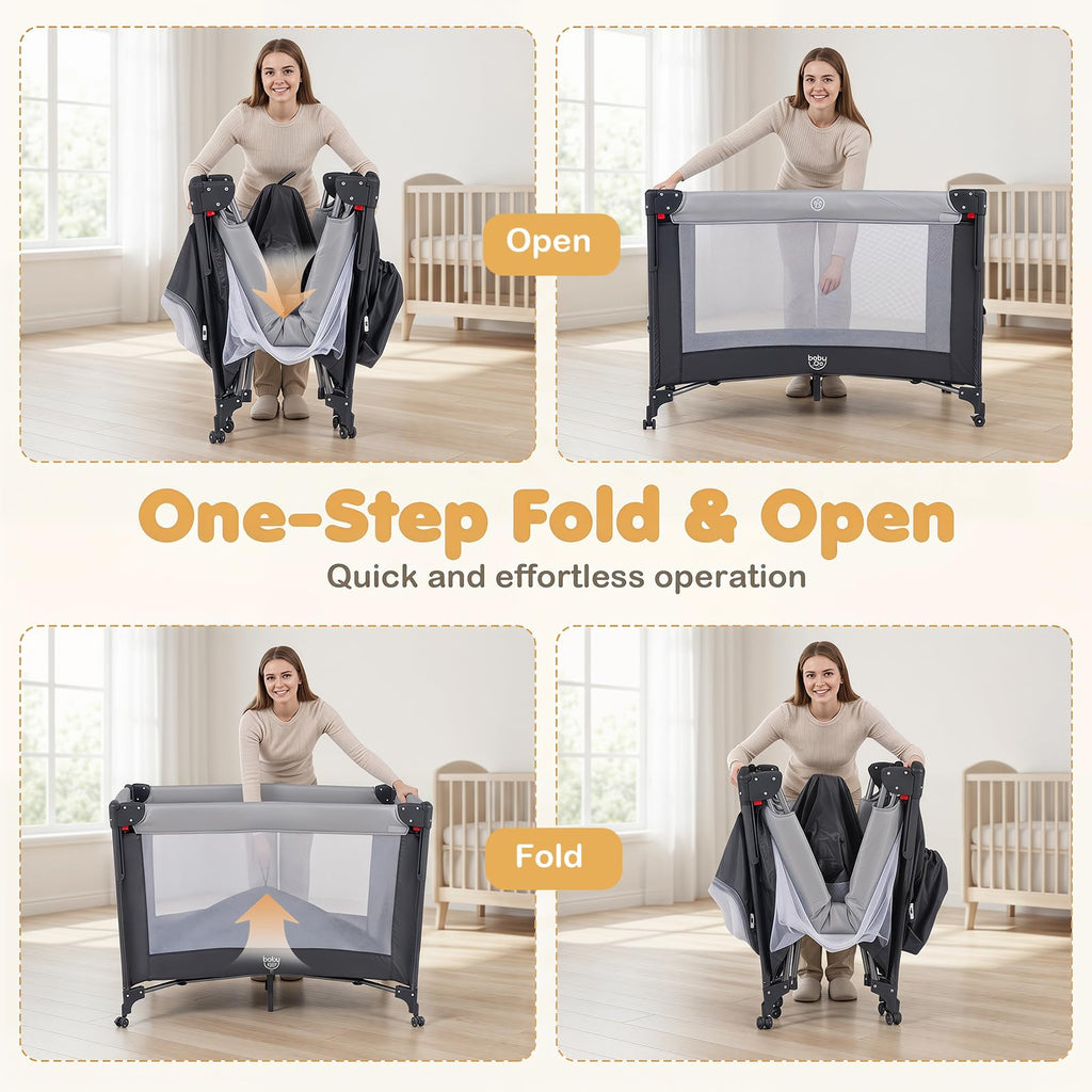 6 in 1 Pack and Play with Bassinet U786611
