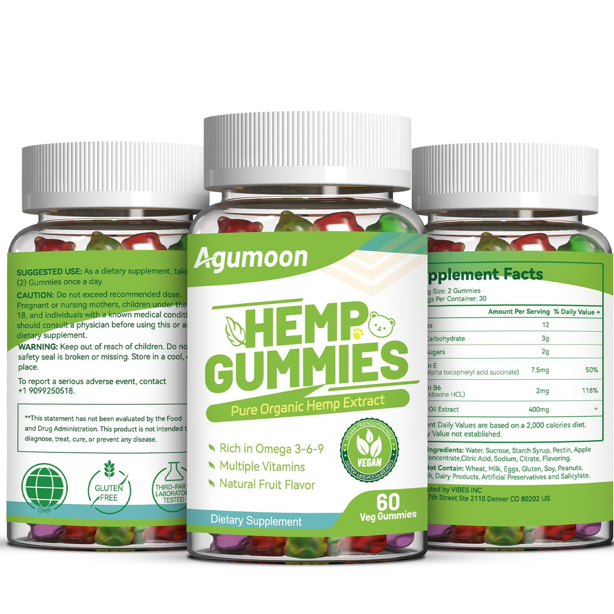 Hemp Gummies 2 Packs J32902