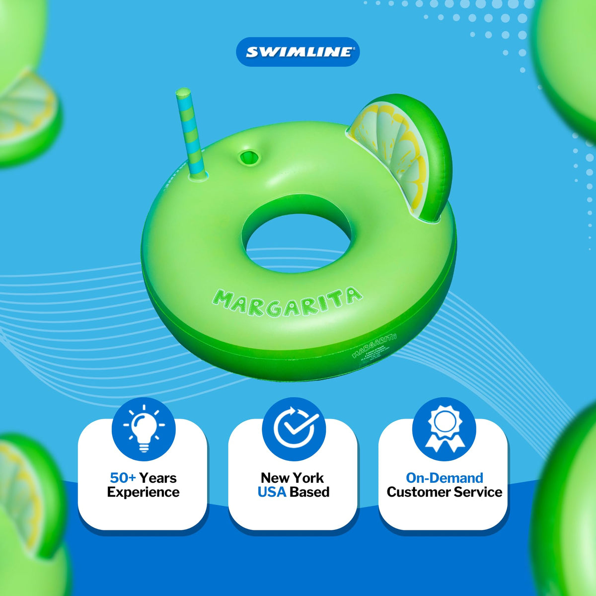 Inflatable Vinyl Pool Ring J185639