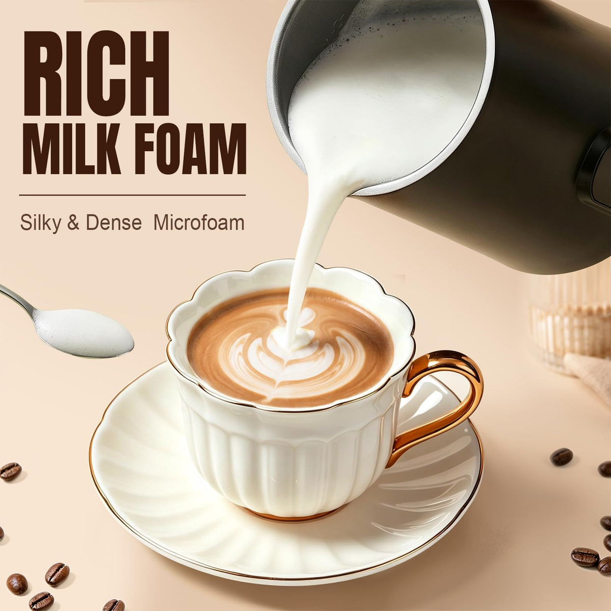 4-in-1 Milk Frother and Steamer V119780