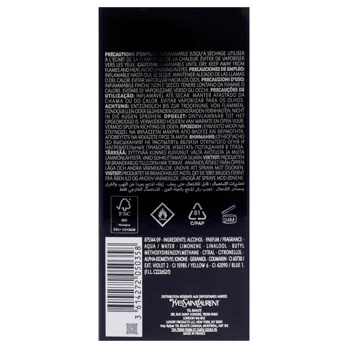 Eau De Parfum Spray 100 ML / 3.3 OZ W4388