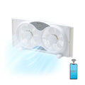 9-Inch Smart WiFi Twin Window Fan with App & Voice Control E8523