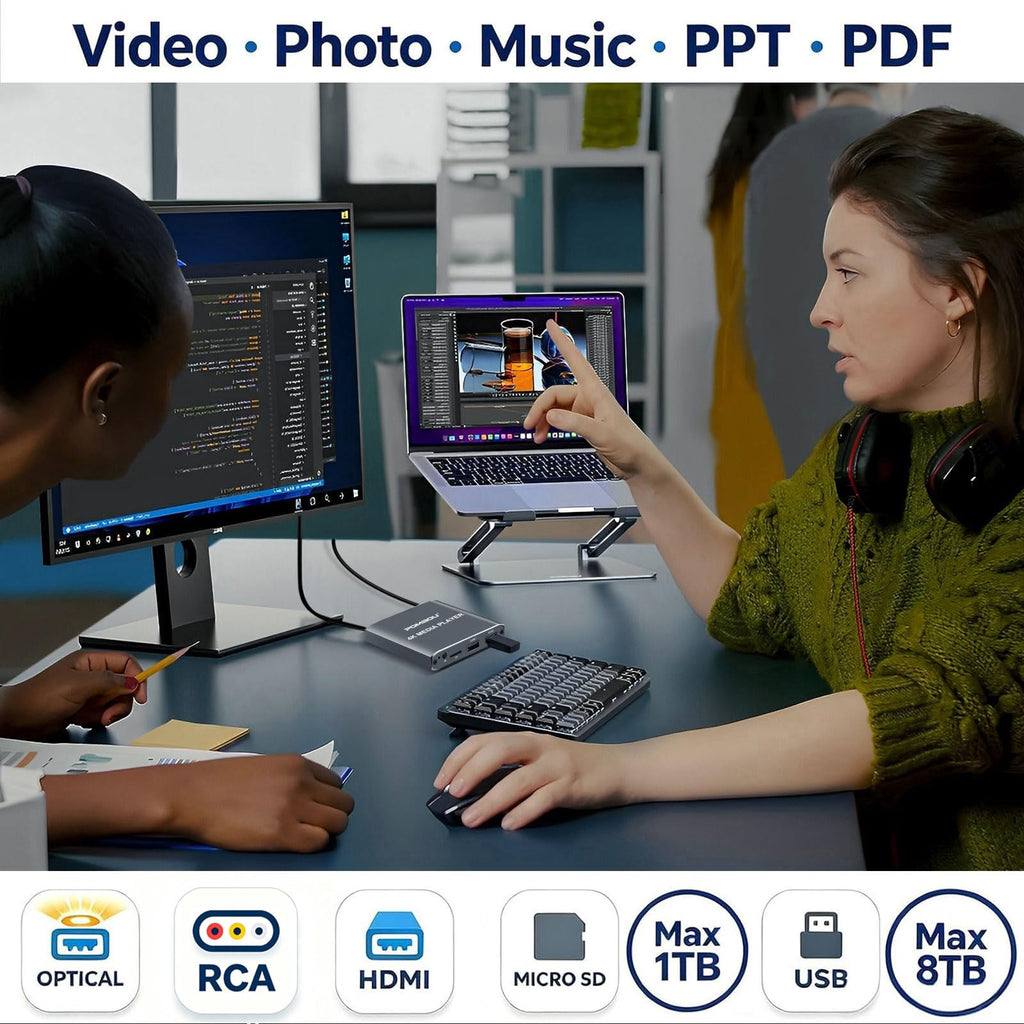 4K Full-HD USB microSD Digital Media Player N74431