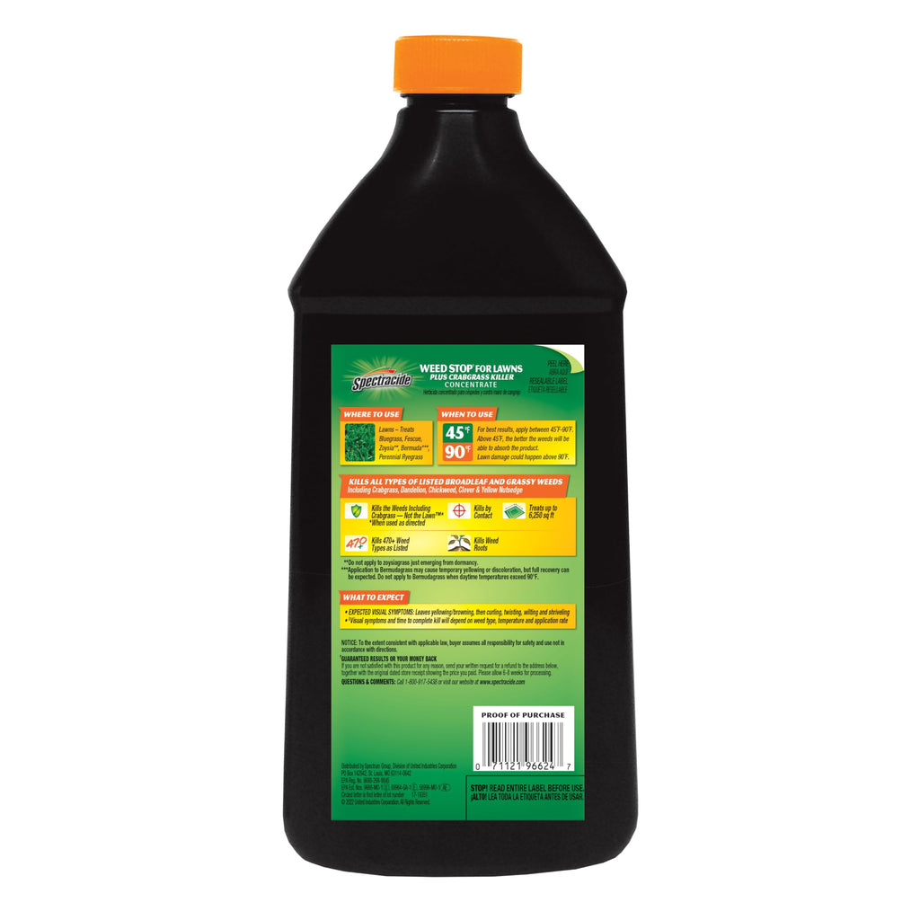 Weed and Crabgrass Killer Concentrate 40 Oz E506216