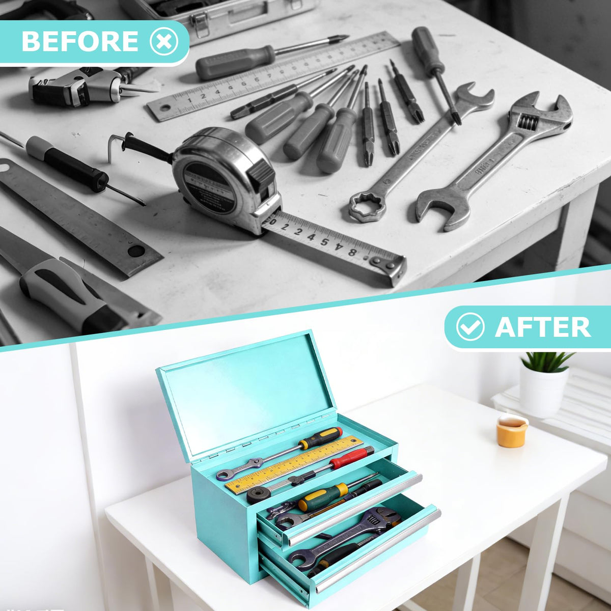 Steel Tool Box with Drawers D8266