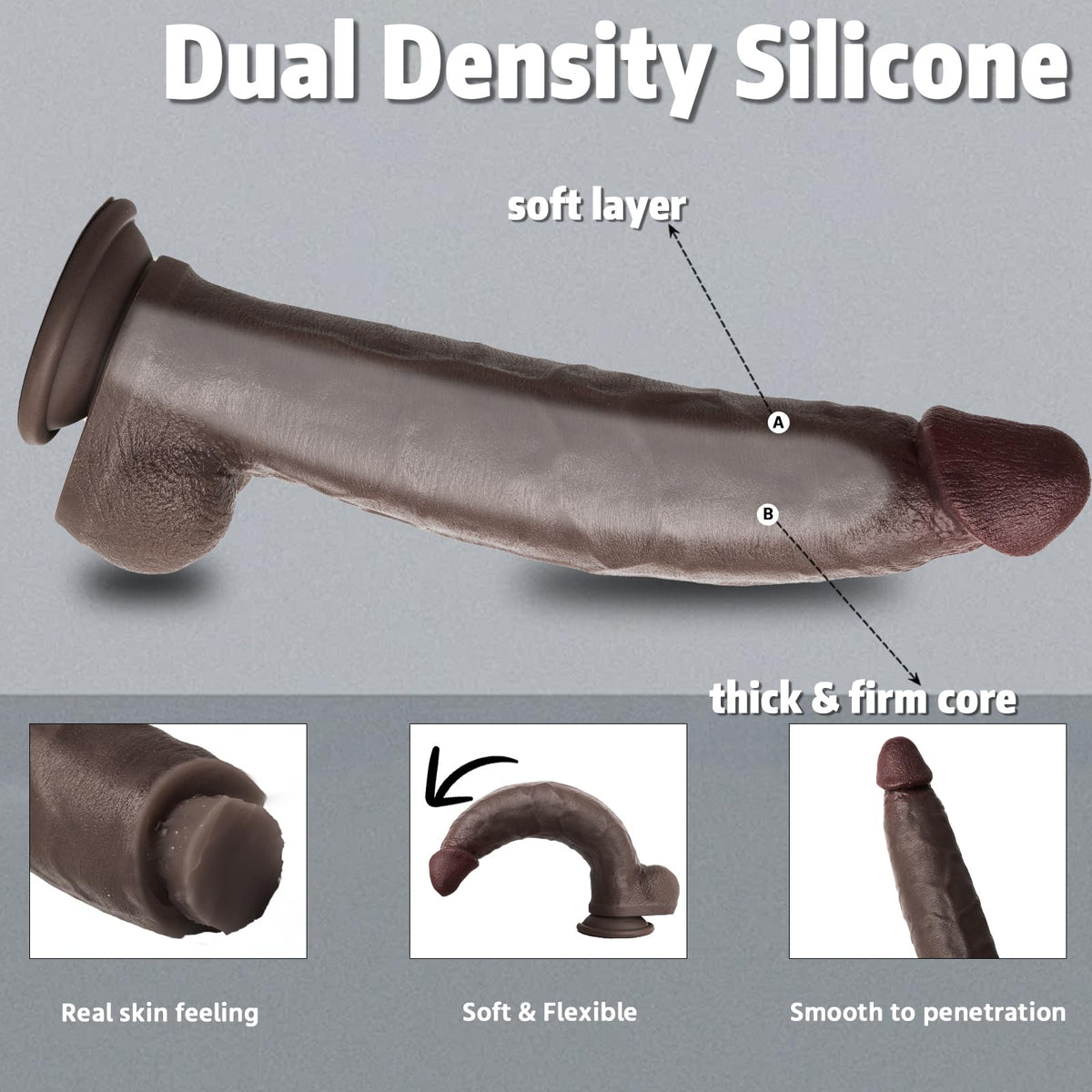 12" Thick Dildo & 8" Dildo K679584