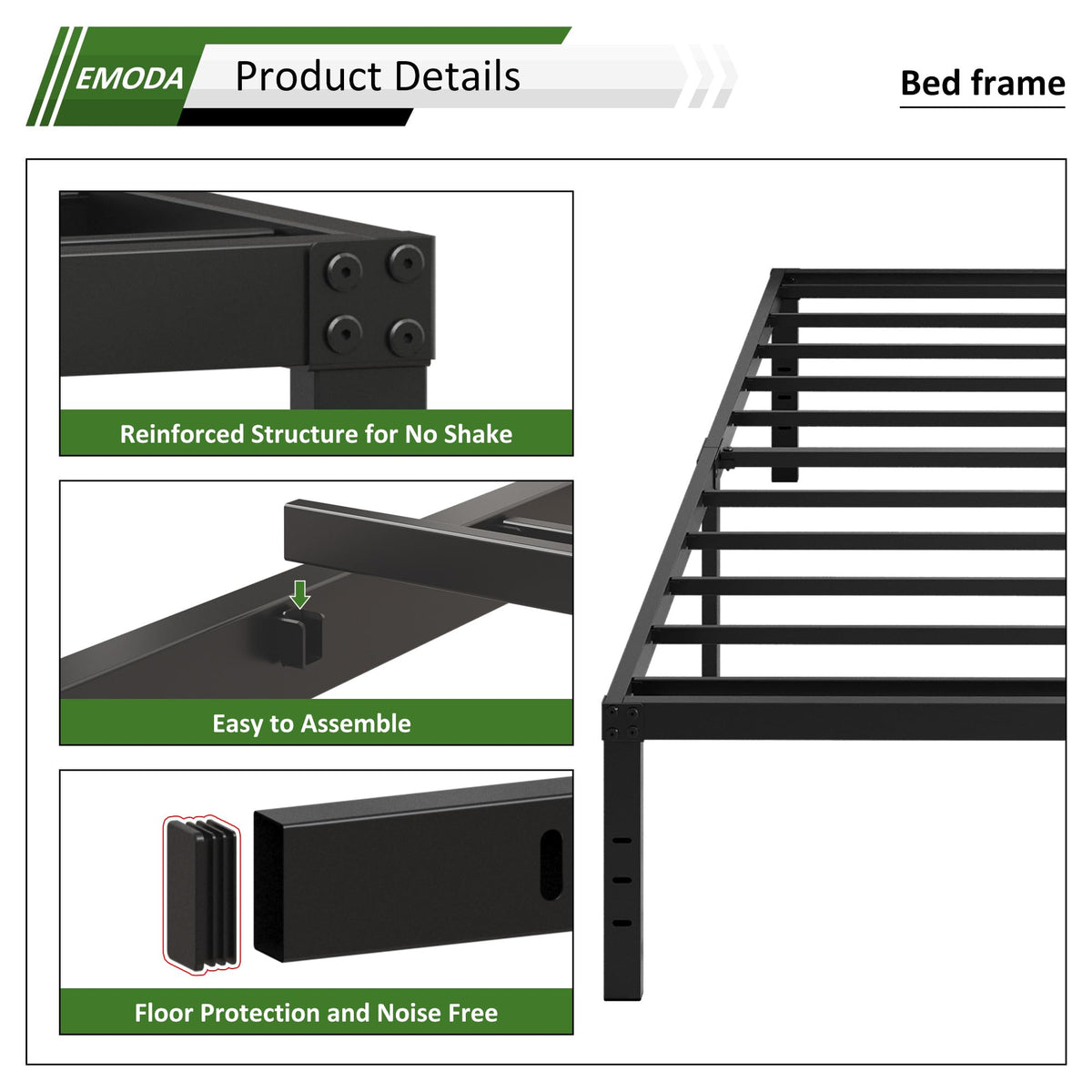 Queen Bed Frame with Storage N25835
