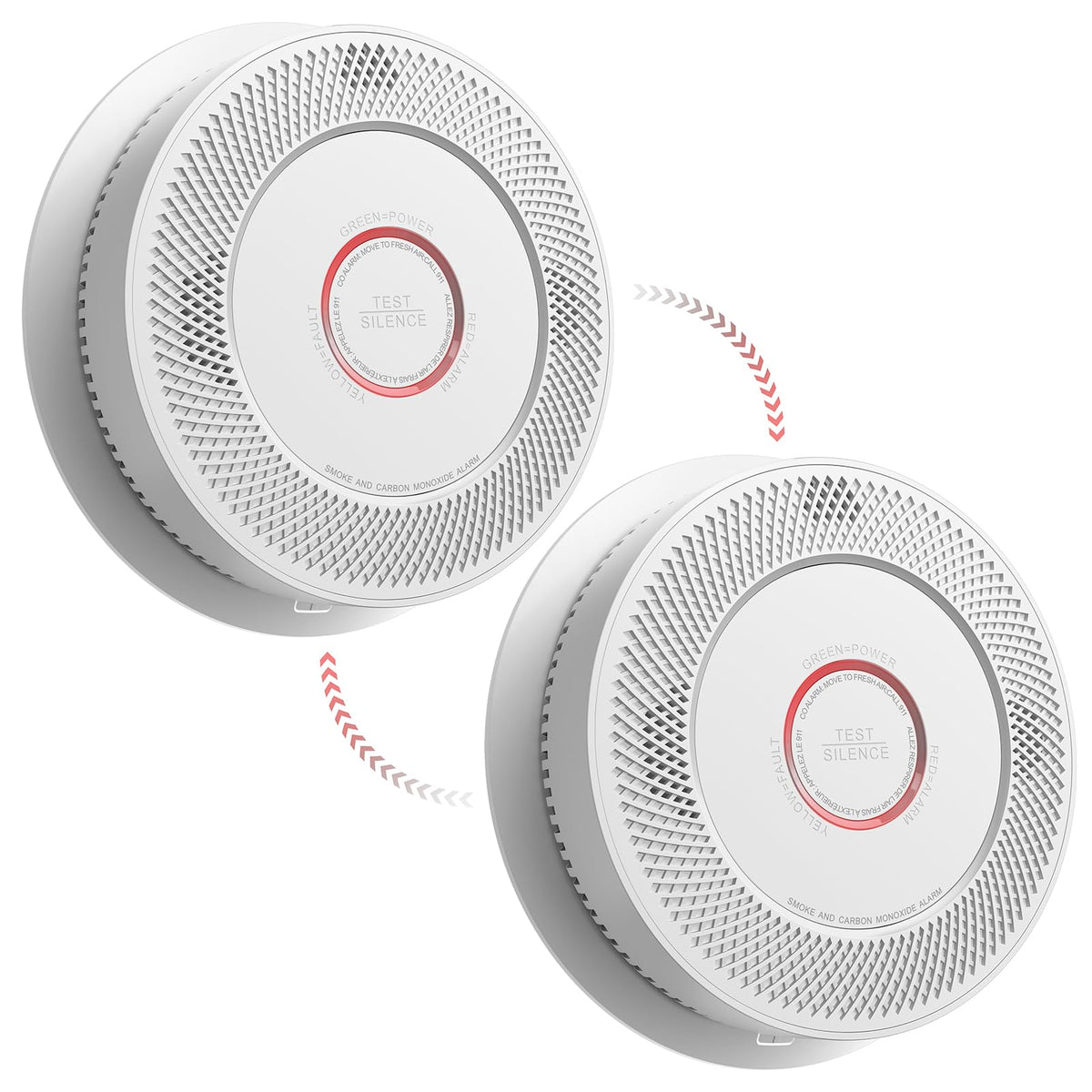 Smoke and Carbon Monoxide Detector 10-Year Battery R165824