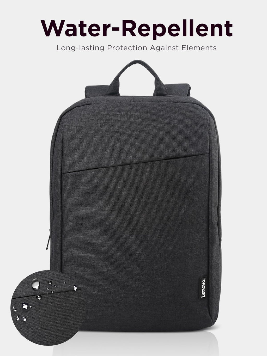 Black 15.6-Inch Laptop Backpack F480