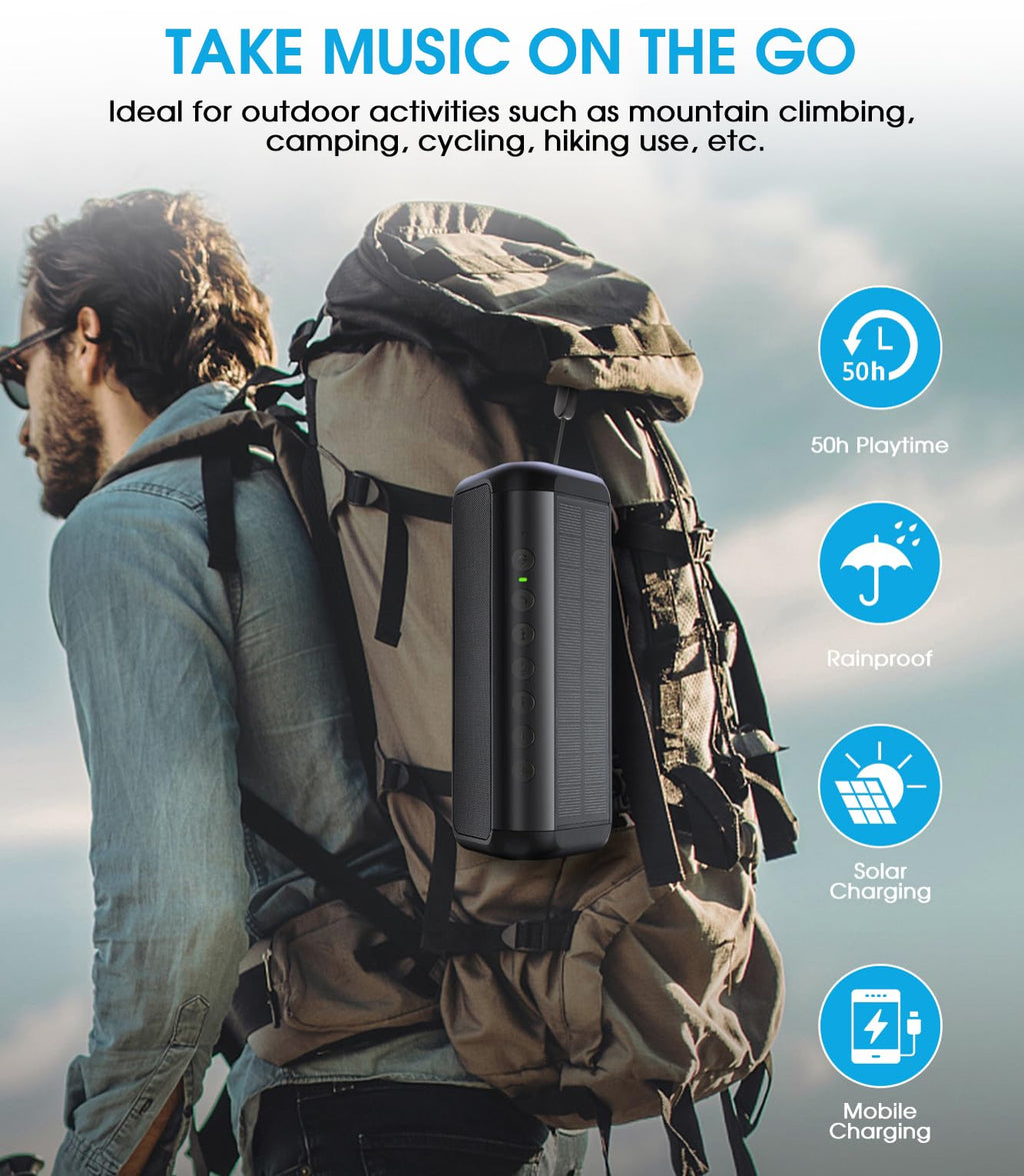 Portable Wireless Bluetooth Speaker with 50H Playtime Y229