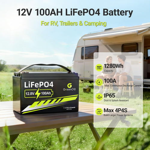 12V 100Ah LiFePO4 Deep Cycle Battery N134