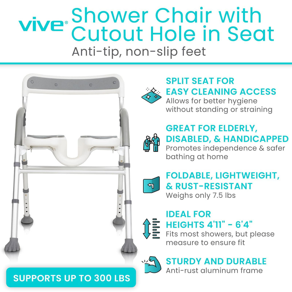 U-Shaped Shower Chair with Arms R550706
