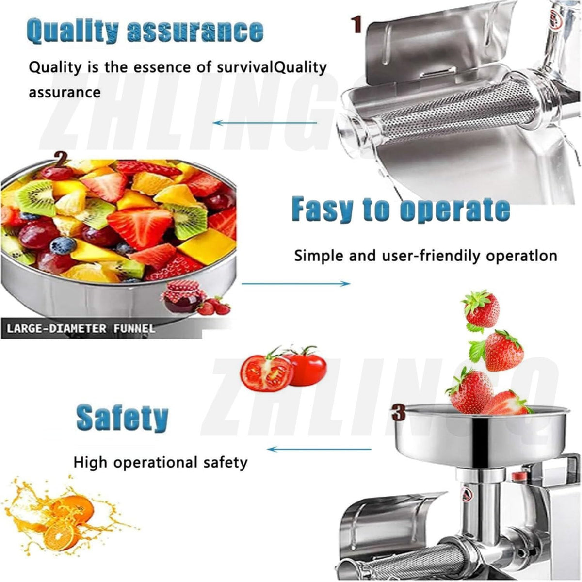 Electric Tomato Strainer Sauce Making Machine G3687