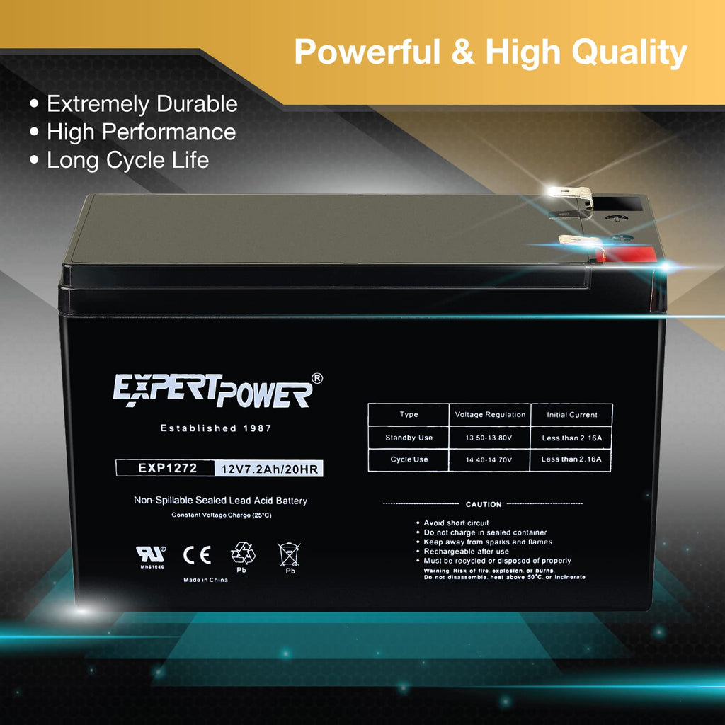 12V 7.2Ah SLA Battery with F2 Terminals Z919706