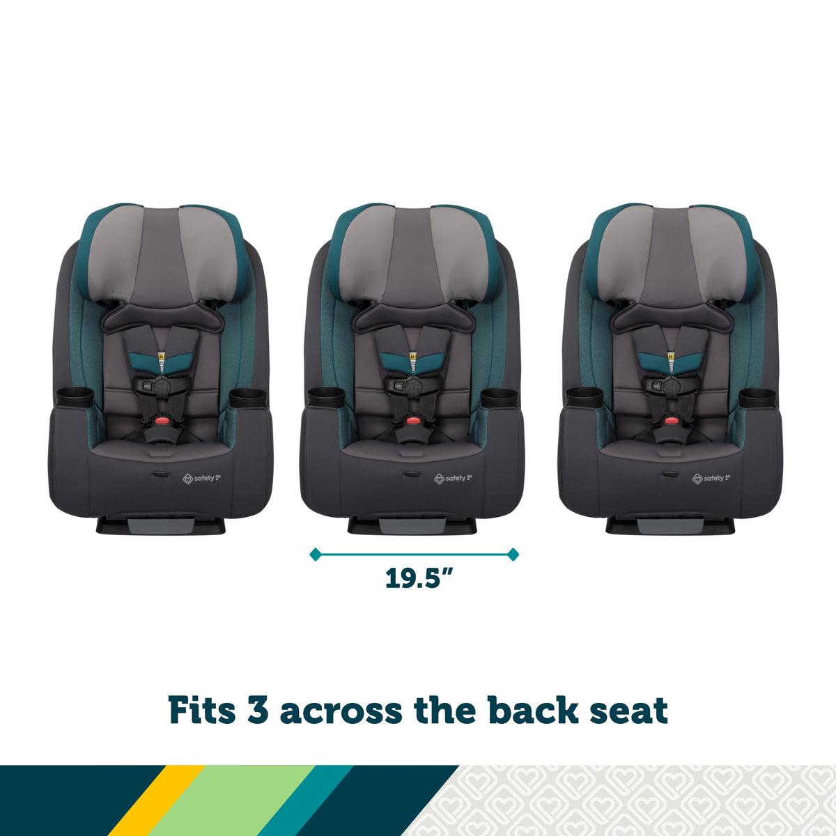 3-in-1 Convertible Car Seat, 5-100 lbs G14161