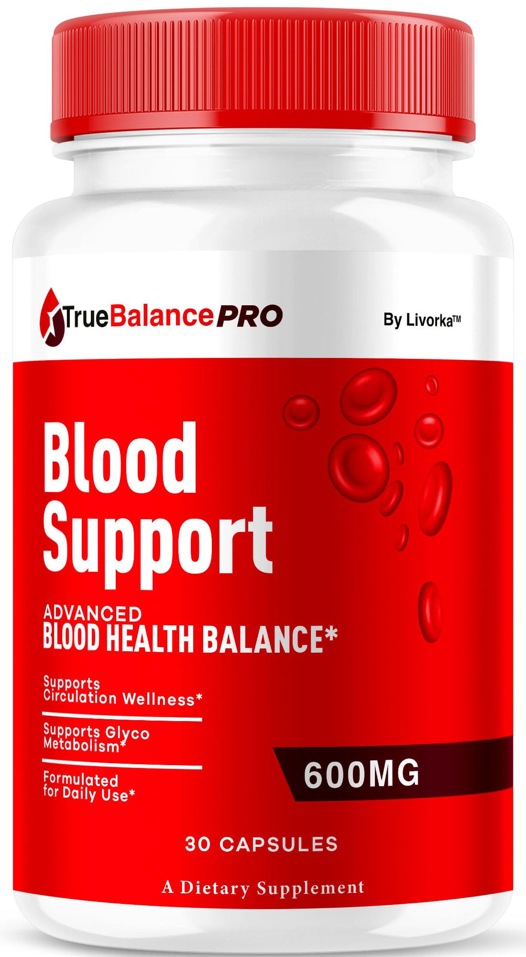 30 Capsules Blood Support Supplement M958825