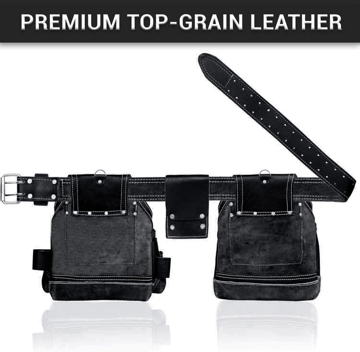 Leather 16 Pocket Tool Belt E2506
