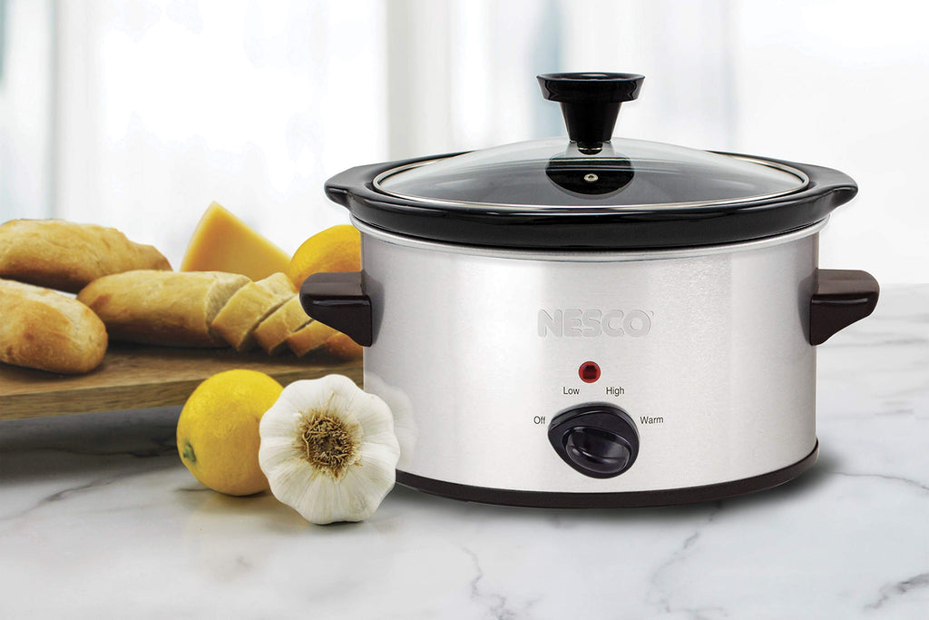 1.5 Quart Silver Slow Cooker E15402