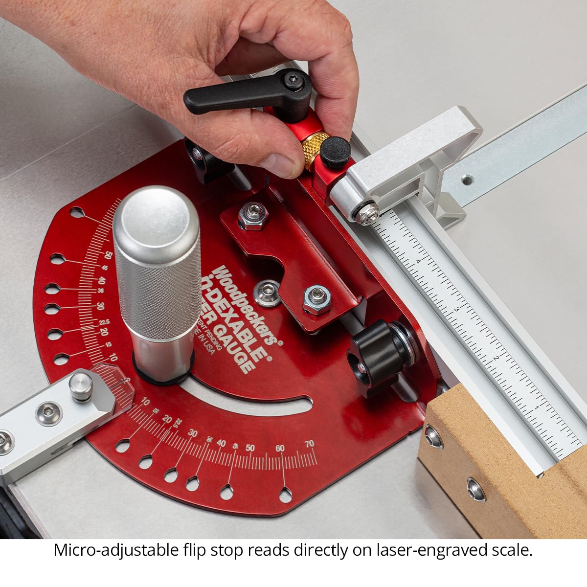 Miter Gauge with Flip Stop and Miter Bar G839