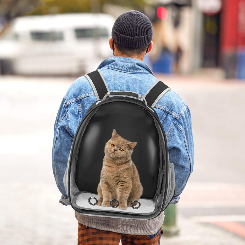 Black Cat Pet Carrier Backpack L689