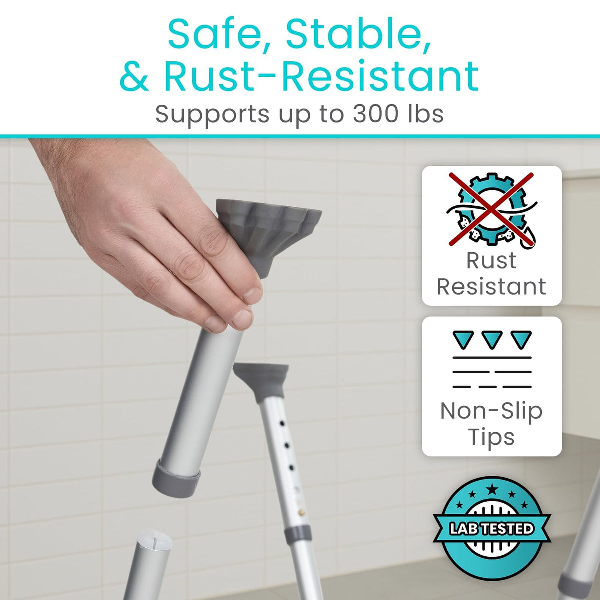 U-Shaped Shower Chair with Arms R550706