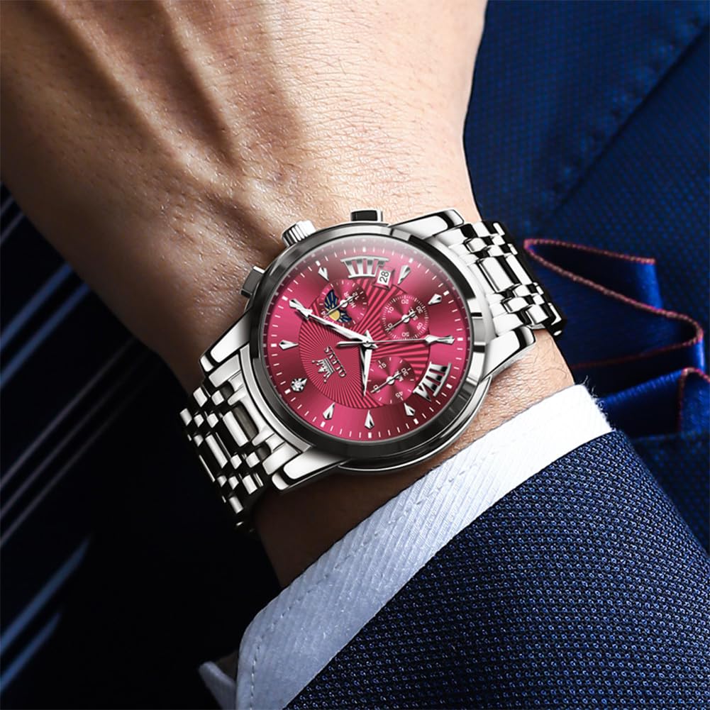 Waterproof Stainless Steel Chronograph Watch W645163