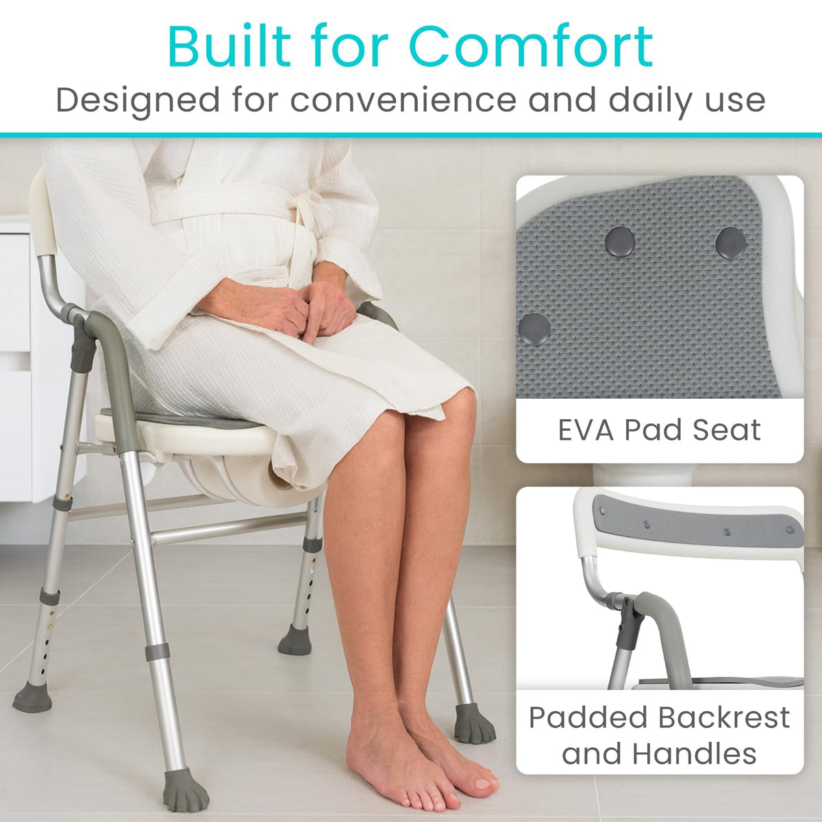 U-Shaped Shower Chair with Arms R550706
