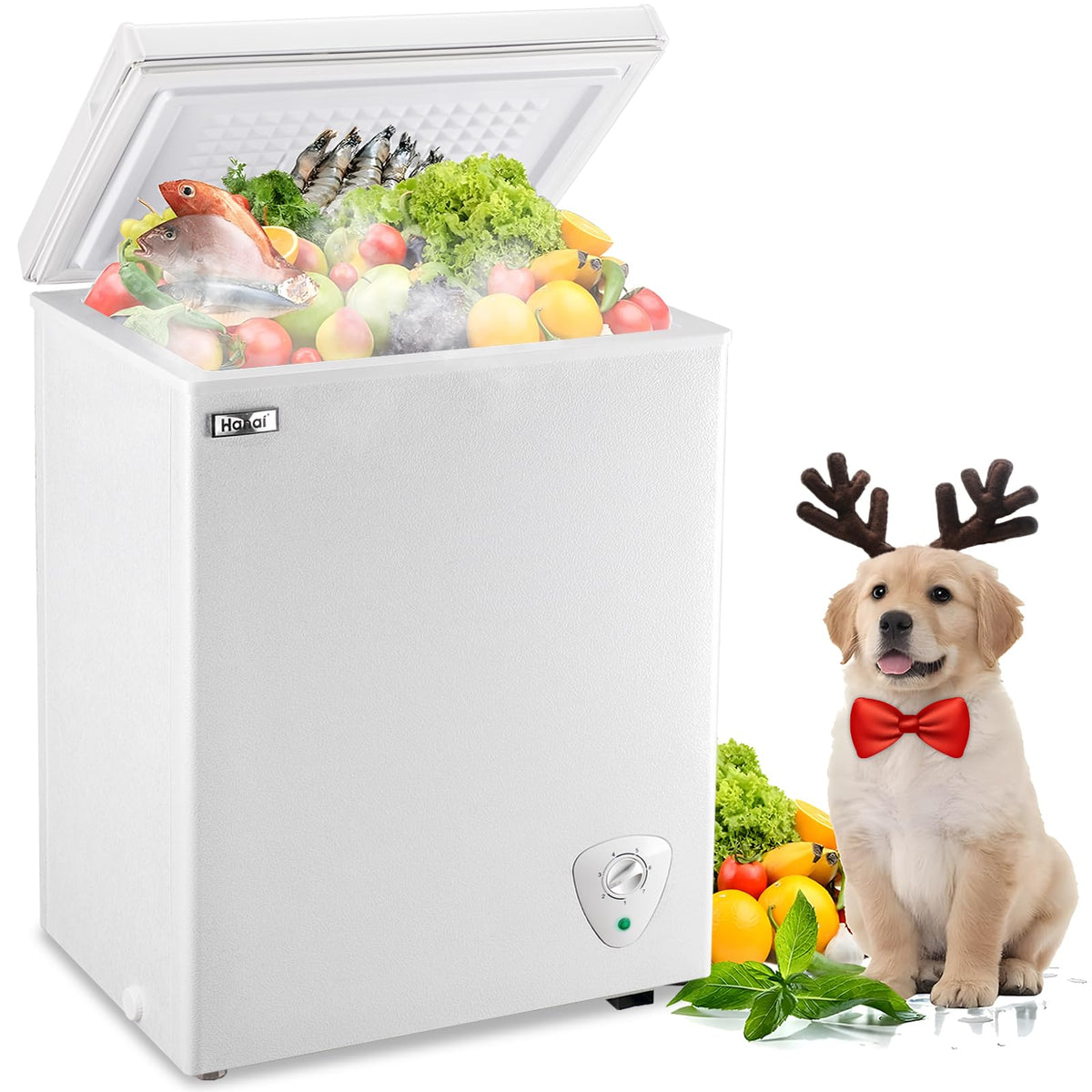 White 3.5 Cu.Ft Chest Freezer B670