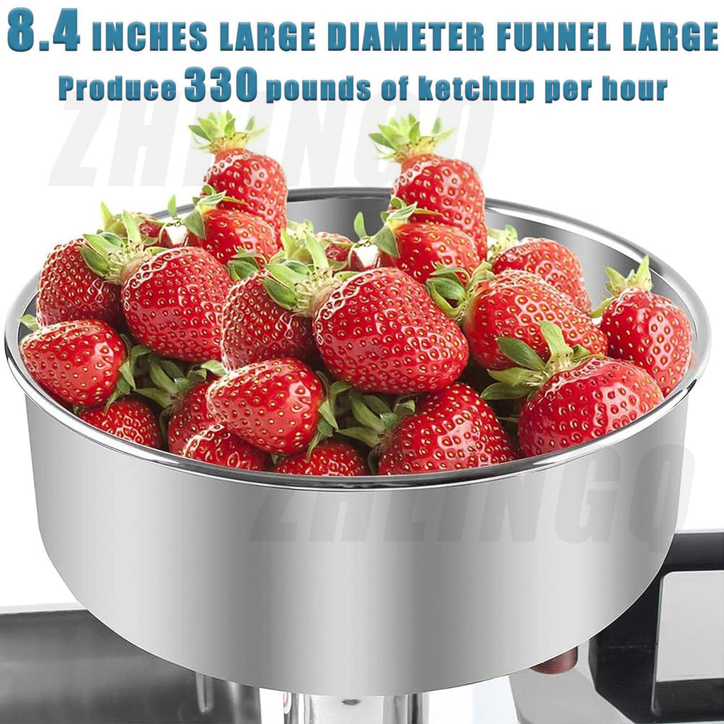 450W Electric Sauce Maker with Funnel & Trough S7926