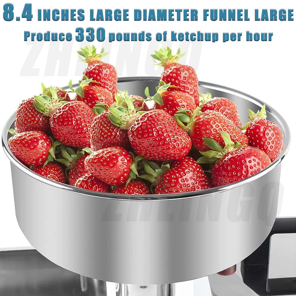 450W Electric Sauce Maker with Funnel & Trough S7926
