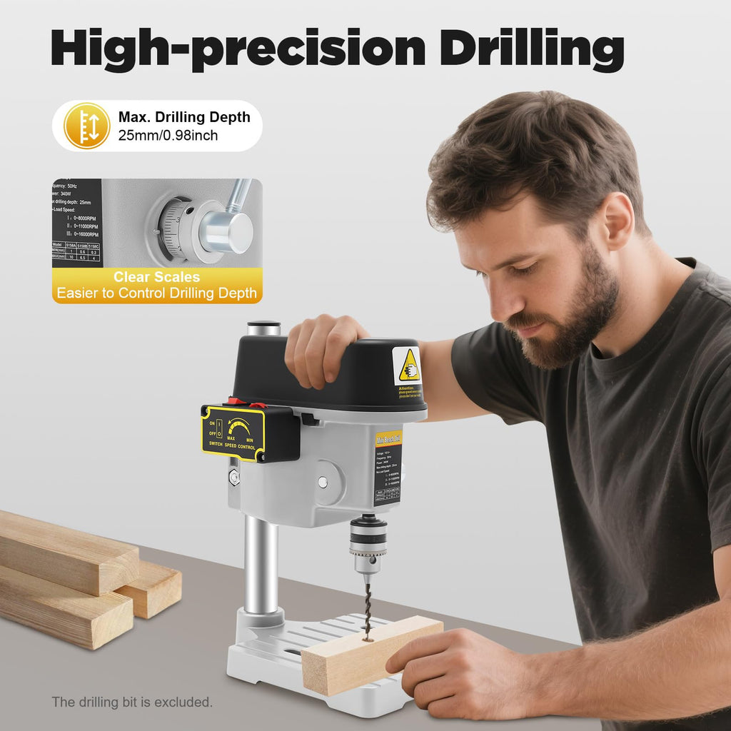 Mini Portable Corded Benchtop Drill Press H4380