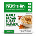 High Protein Instant Oatmeal Mix, 15g Protein, 7 Servings, Maple Brown Sugar F783