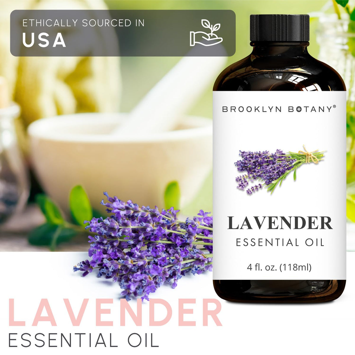 Lavender & Grapefruit Essential Oils 4 Fl Oz Pack of 2 X282