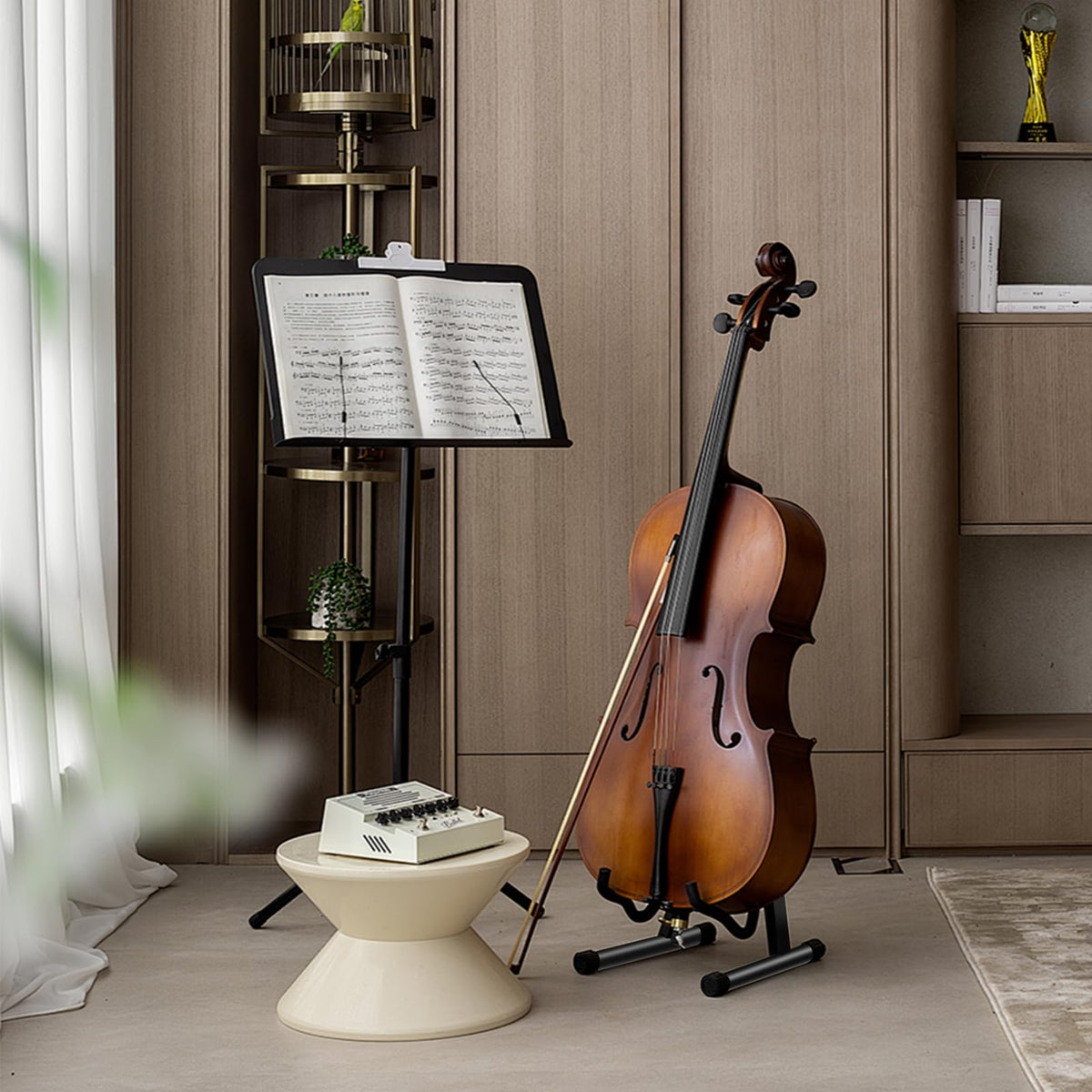 A-Frame Folding Cello Stand Y7073