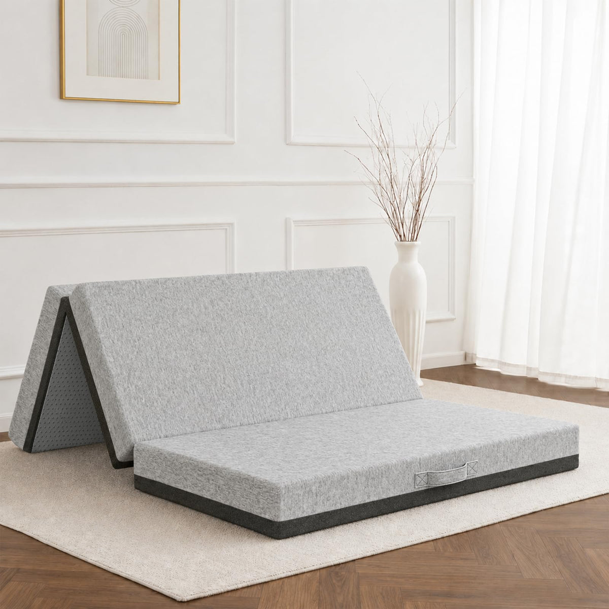 6 Inch Tri-Fold Memory Foam Mattress E36702
