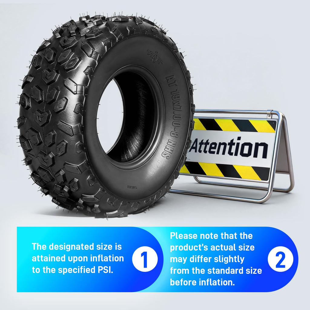 Set of 4 ATV/UTV Tires 19x7-8 D2527