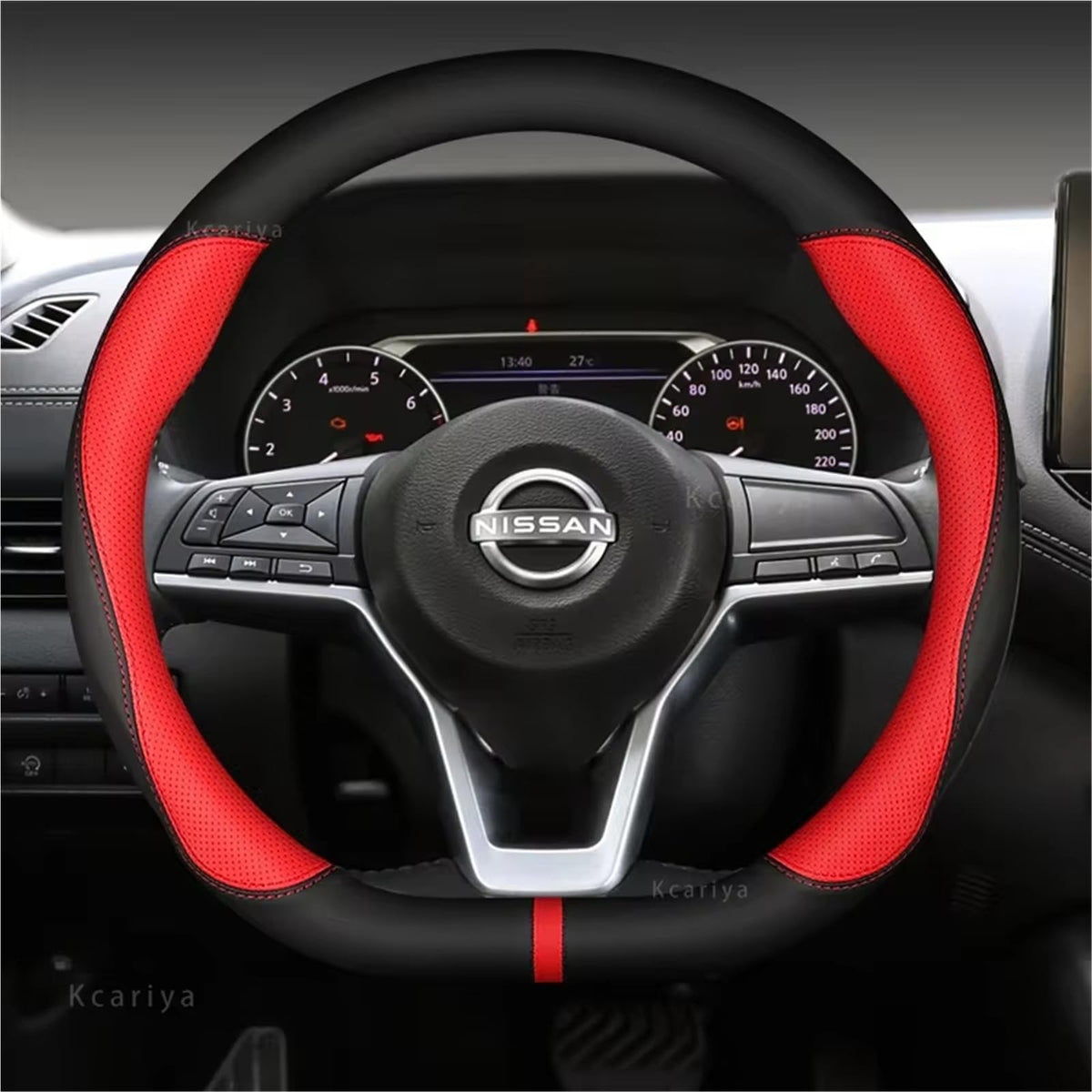 Car Steering Wheel Cover O Blue O427127