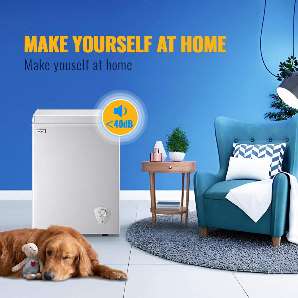 White 3.5 Cu.Ft Chest Freezer B670