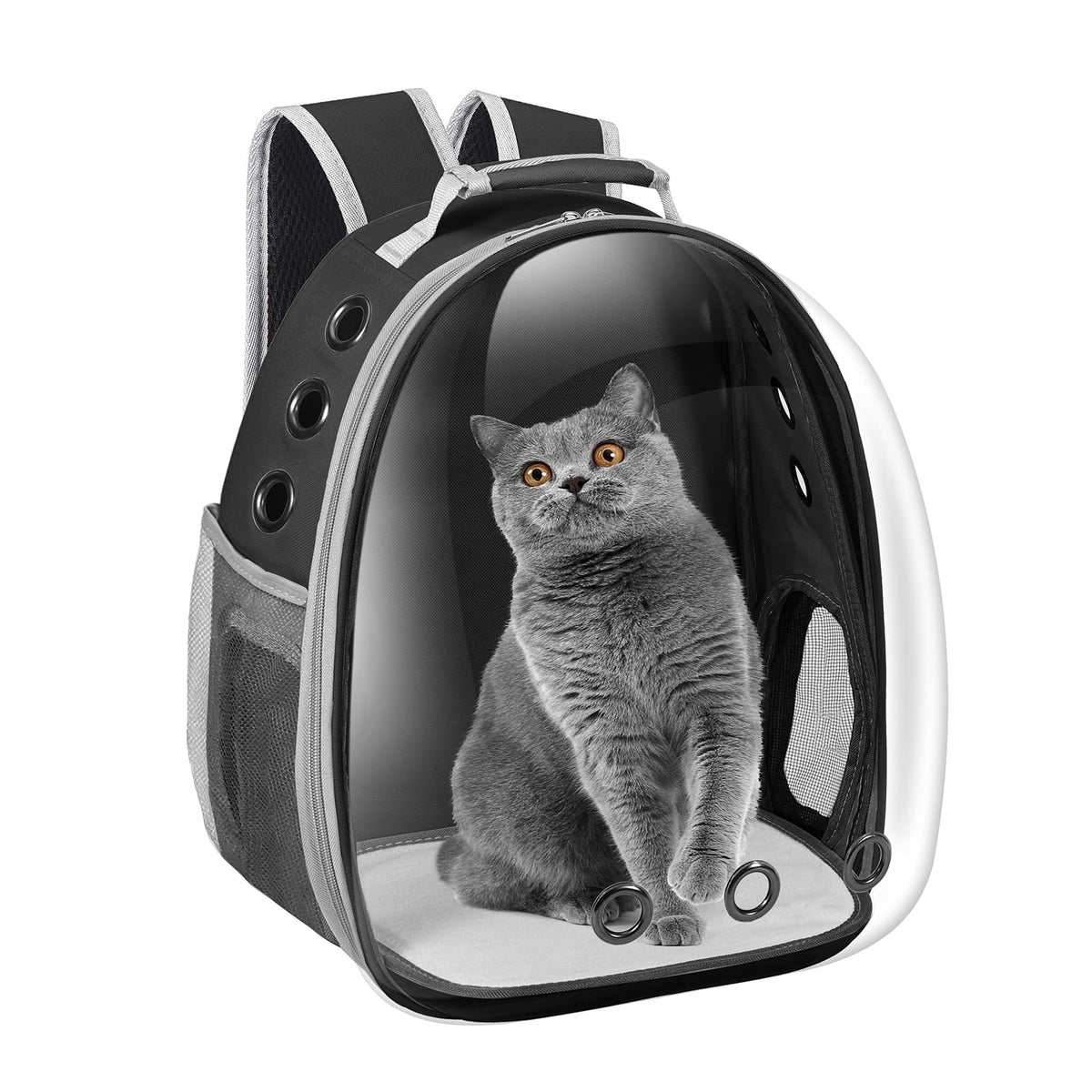 Black Cat Pet Carrier Backpack L689