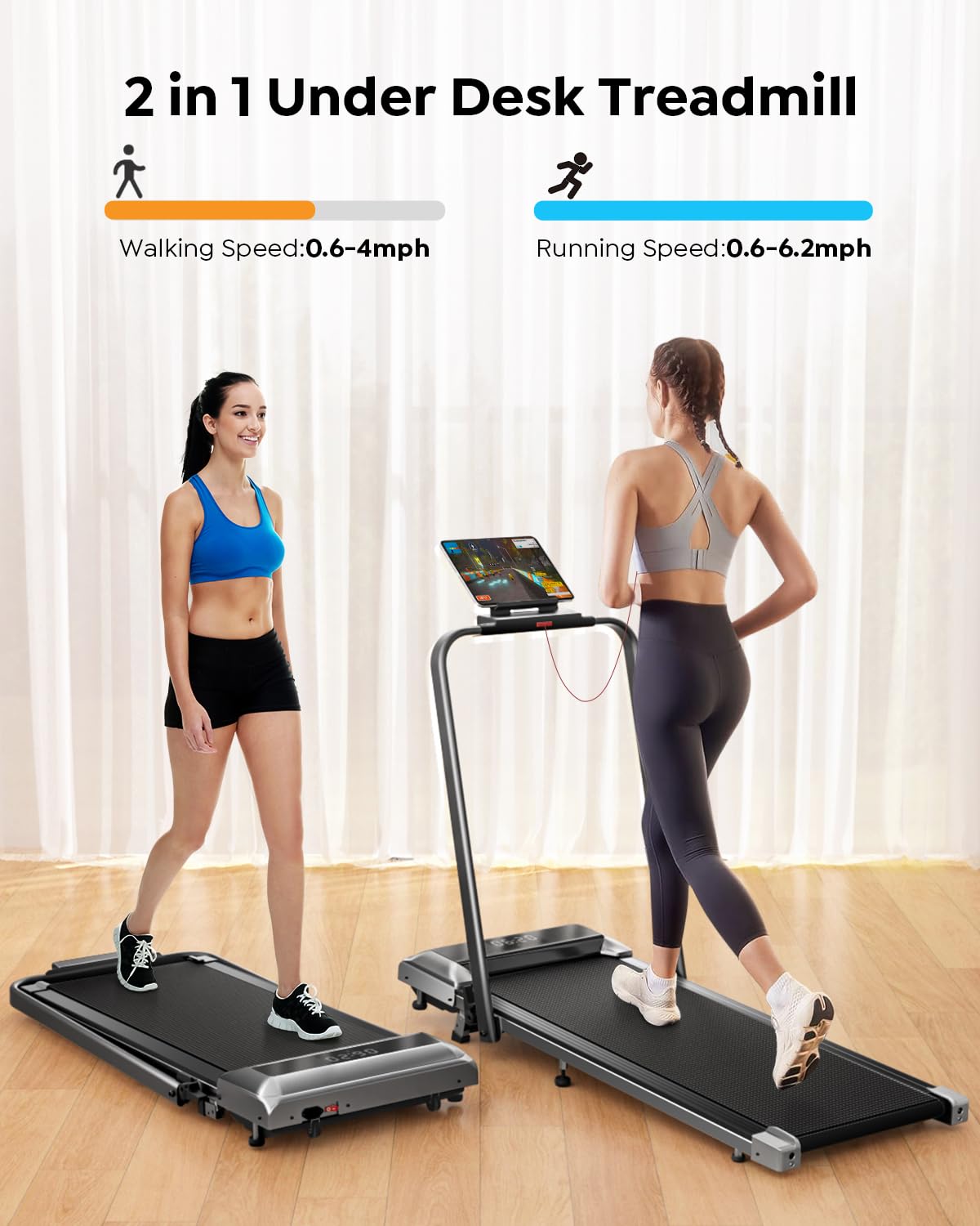 Foldable Treadmill with Incline F489130