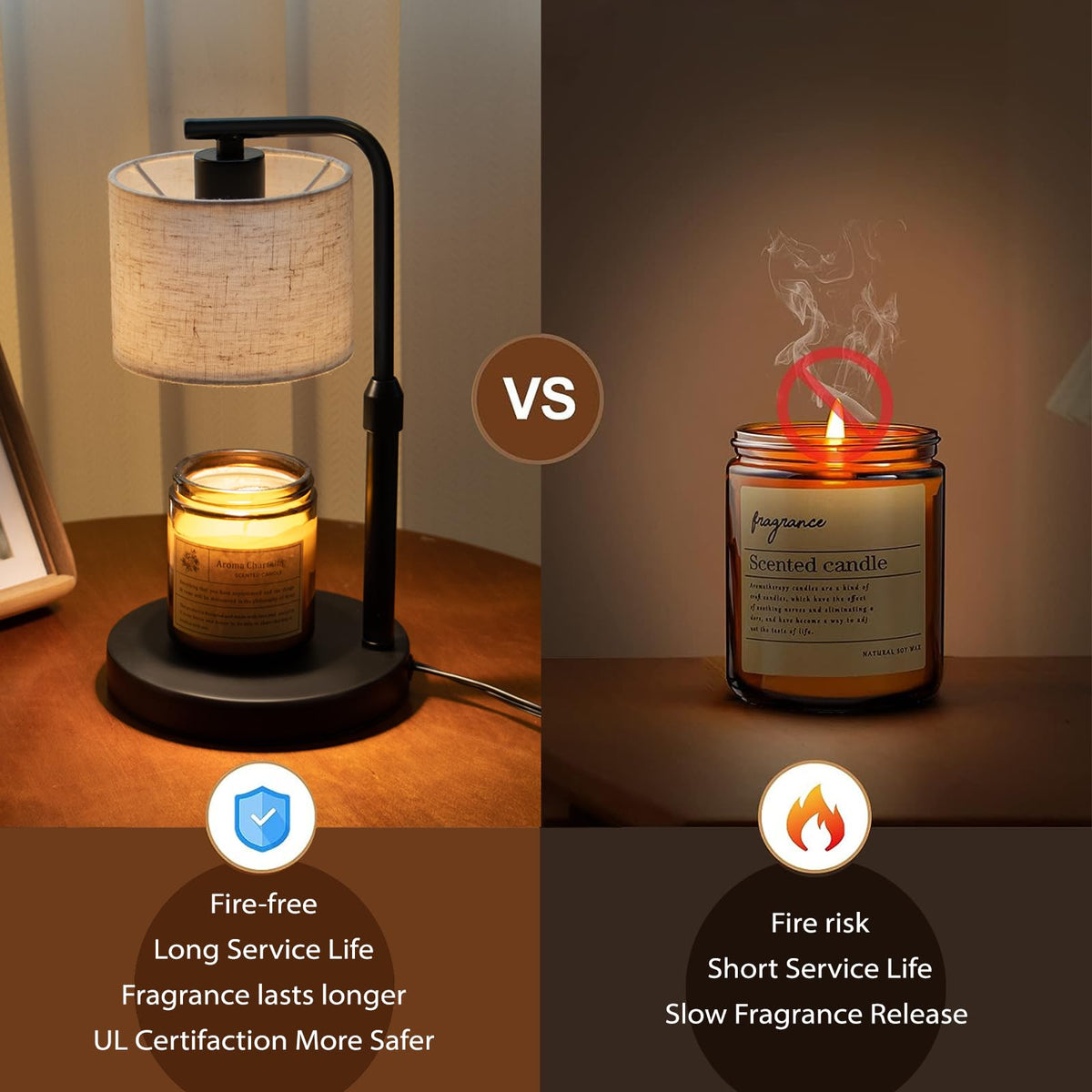 Dimmable Candle Warmer Lamp with Timer X564
