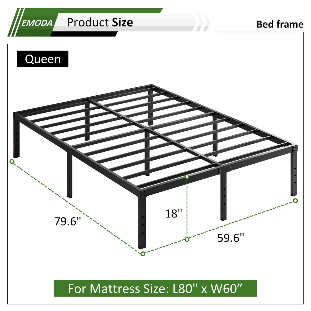Queen Bed Frame with Storage N25835