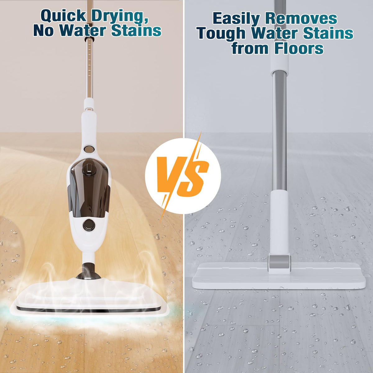 11-in-1 Steam Mop with 15.2 OZ Tank M18578