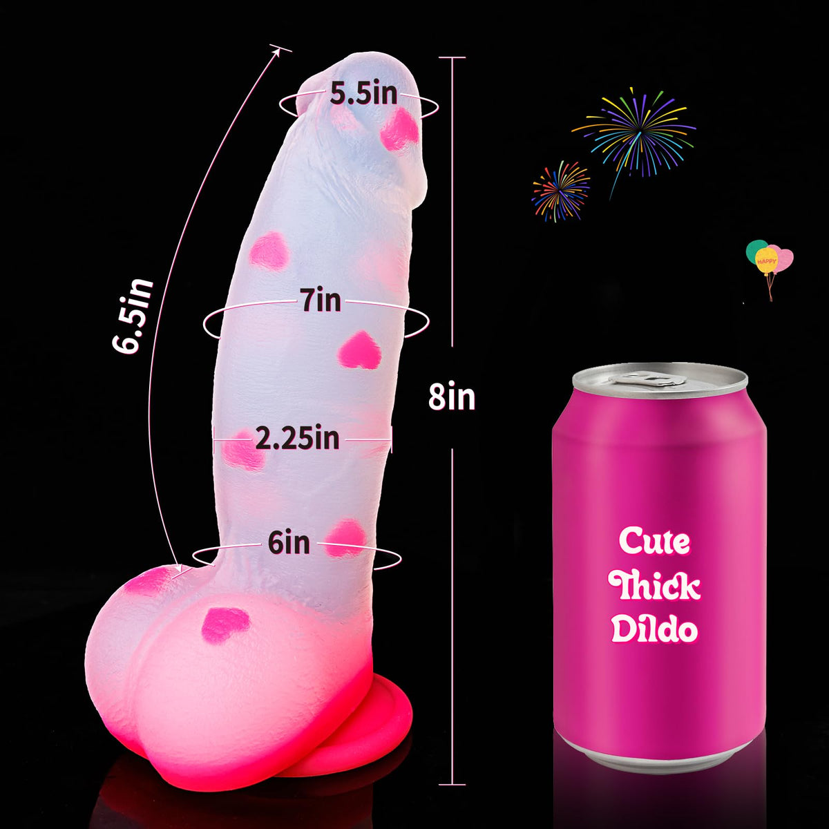 12" Thick Dildo & 8" Dildo K679584