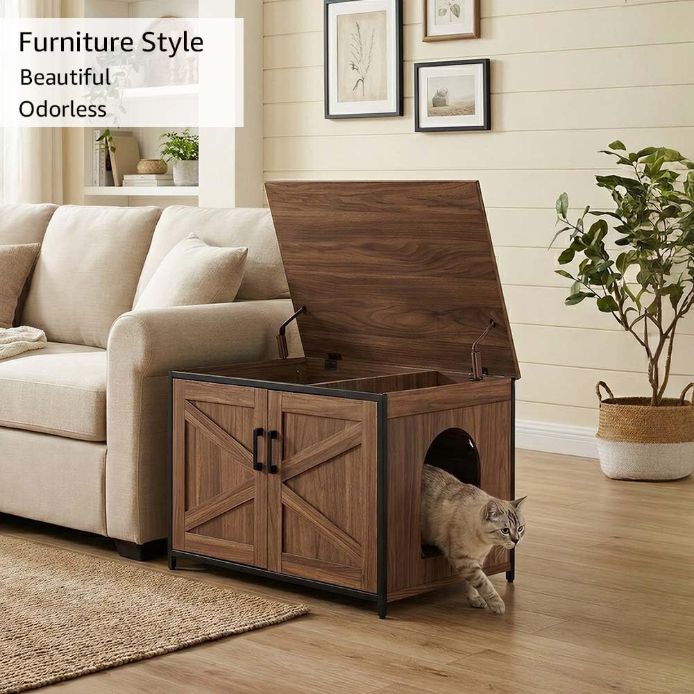 Top Opening Cat Litter Box Enclosure Y426